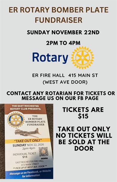 ER Bomber Plate Fundraiser